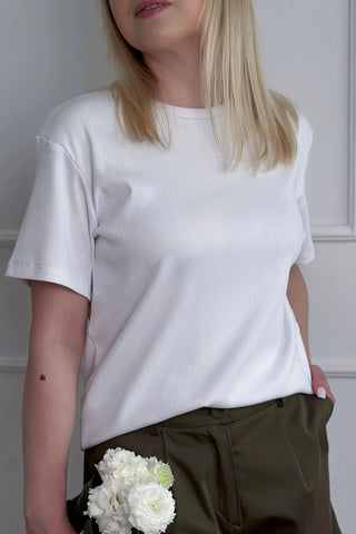 T-shirt No. 1 Blanc Pur