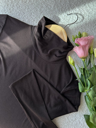 Golf z modalu No. 1 Chocolat Noir