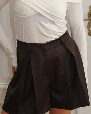 Przedsprzedaż: Szorty wełniane No. 4 Chocolat Lavamme