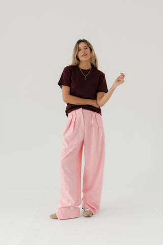 Przedsprzedaż: T-shirt z bawełny No. 1 Cerise