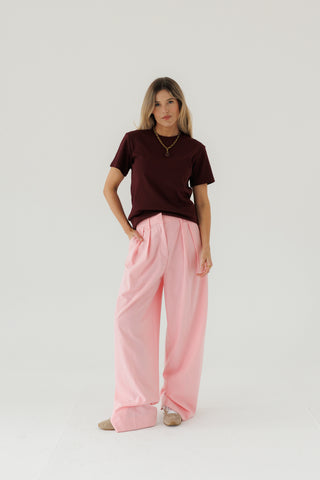 Przedsprzedaż: T-shirt z bawełny No. 1 Cerise