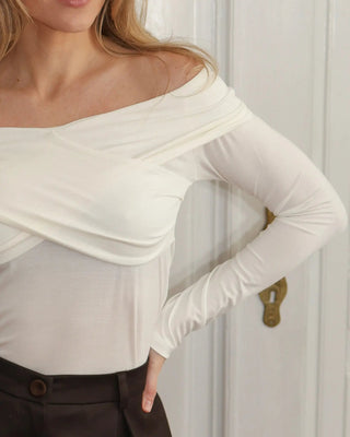 Longsleeve z lyocellu No. 4 Lait Lavamme