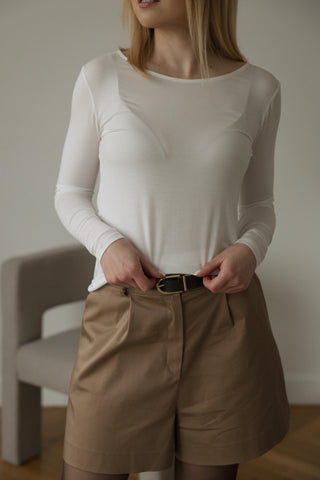 Longsleeve z modalu No. 1 Lait - Lavamme