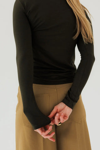 Longsleeve z wiskozy No. 1 Forêt - Lavamme
