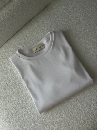 T-shirt No. 1 Blanc Pur - Lavamme