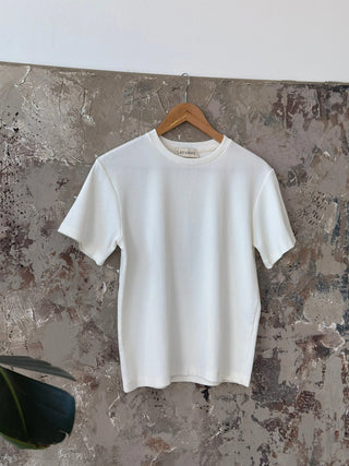 T-shirt z bawełny No. 1 Crémeux