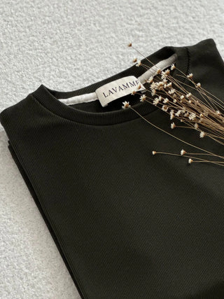 T-shirt z bawełny No. 1 Forêt Lavamme