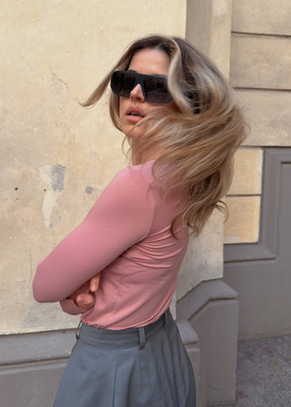Longsleeve z wiskozy No. 5 Rose de Provence Lavamme